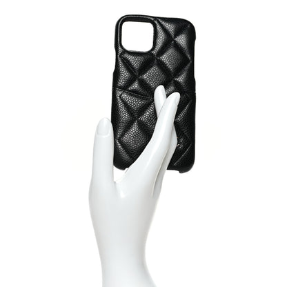 Chanel Caviar Quilted iPhone XI Pro Case Black 2 of 11