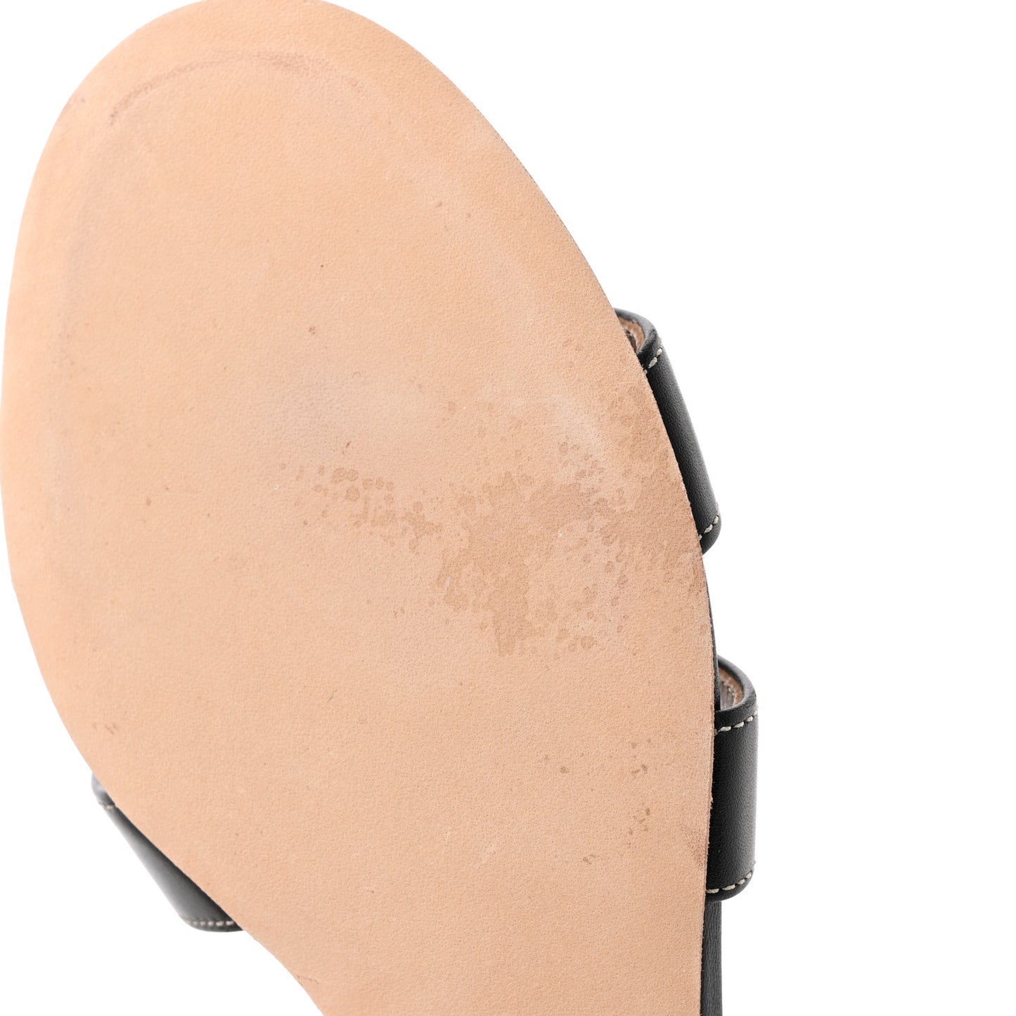 Calfskin Oasis Sandals 36 Black