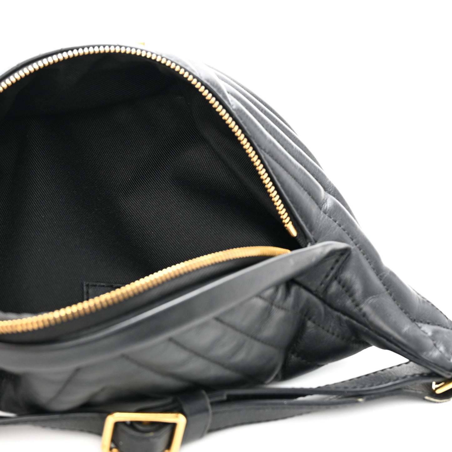 Calfskin Quilted New Wave Bumbag Black