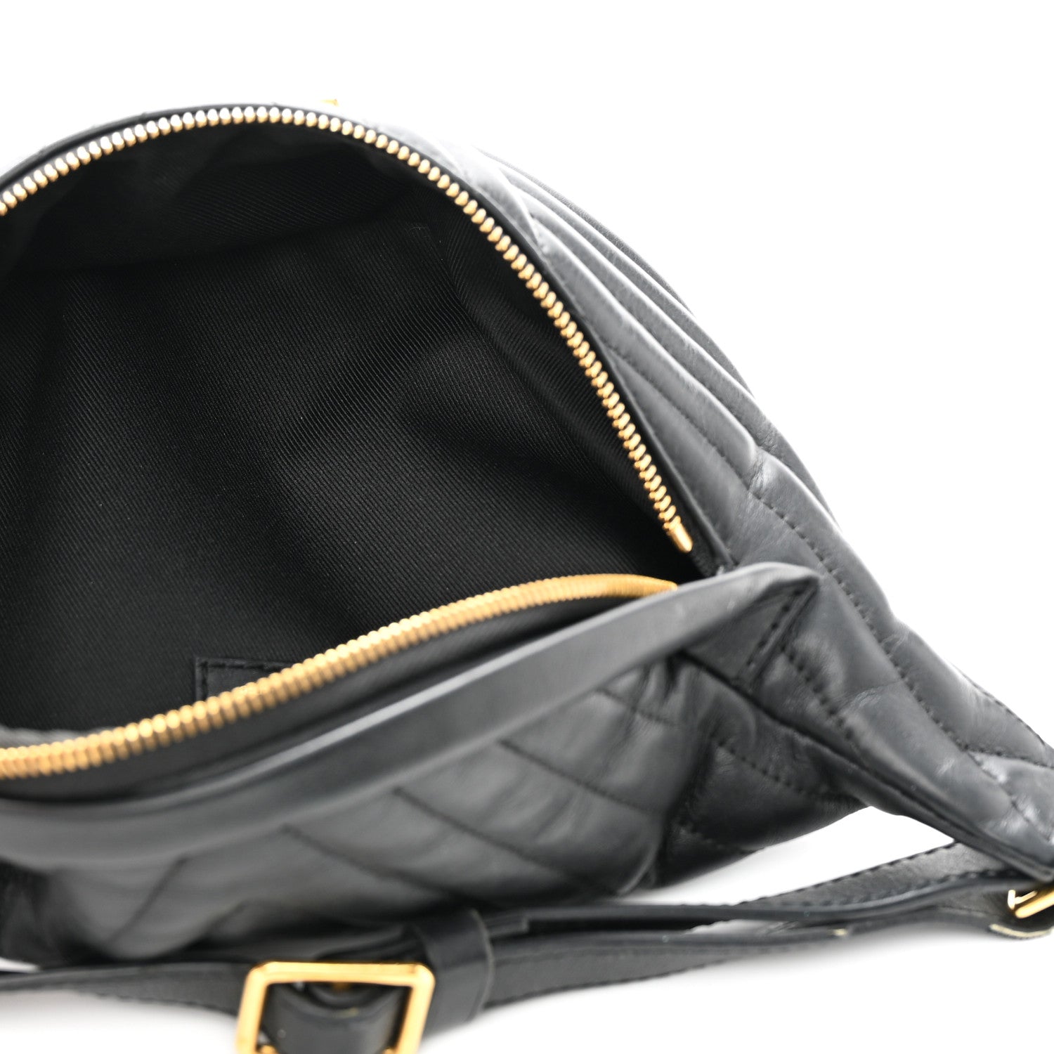 Louis Vuitton Calfskin Quilted New Wave Bumbag Black 5 of 12