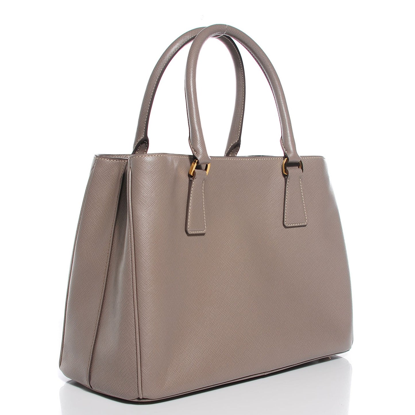 Saffiano Lux Medium Tote Argilla