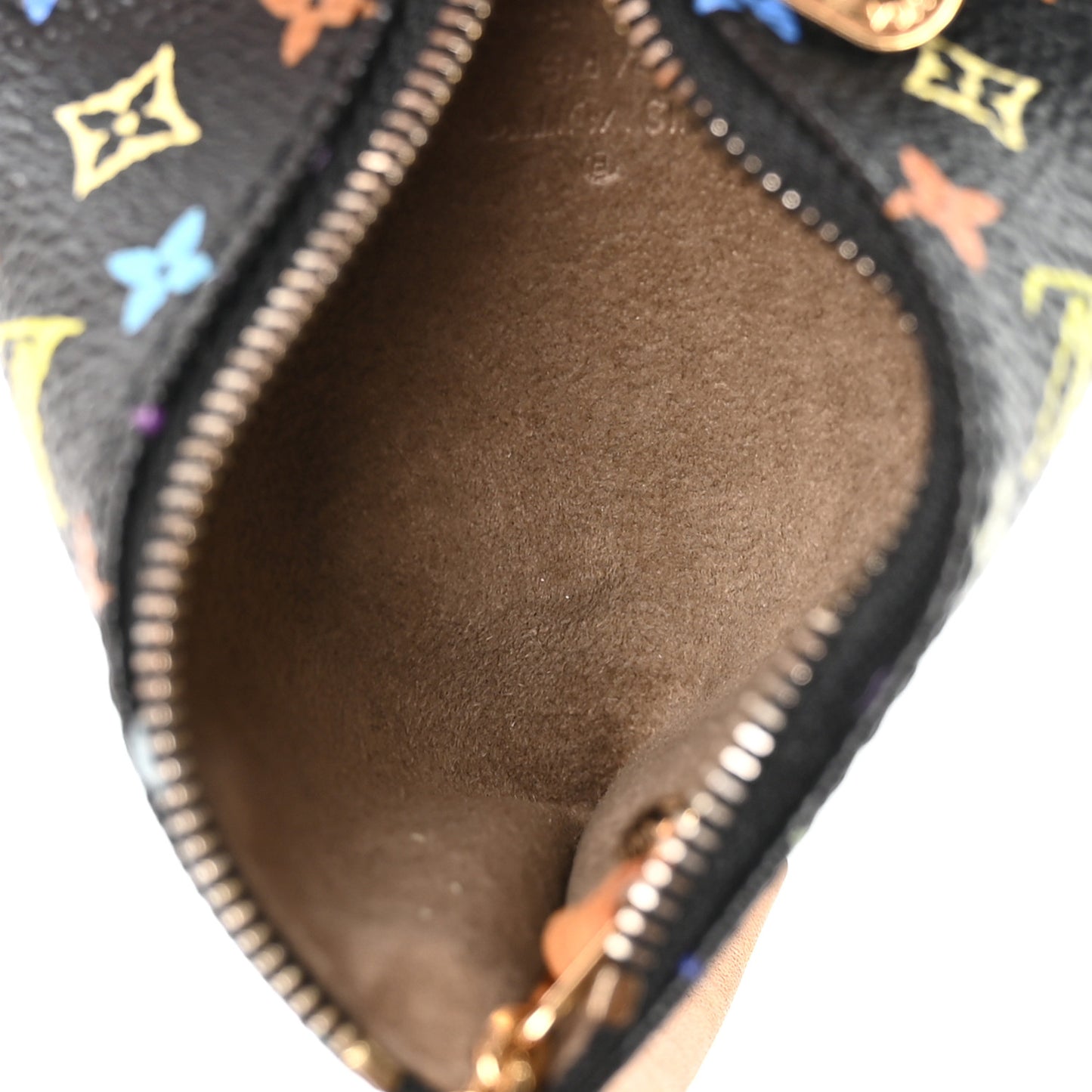 Monogram Multicolor Berlingot Coin Purse Black