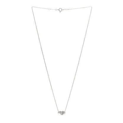 Tiffany Sterling Silver 11mm Elsa Peretti Bean Pendant Necklace 3 of 4