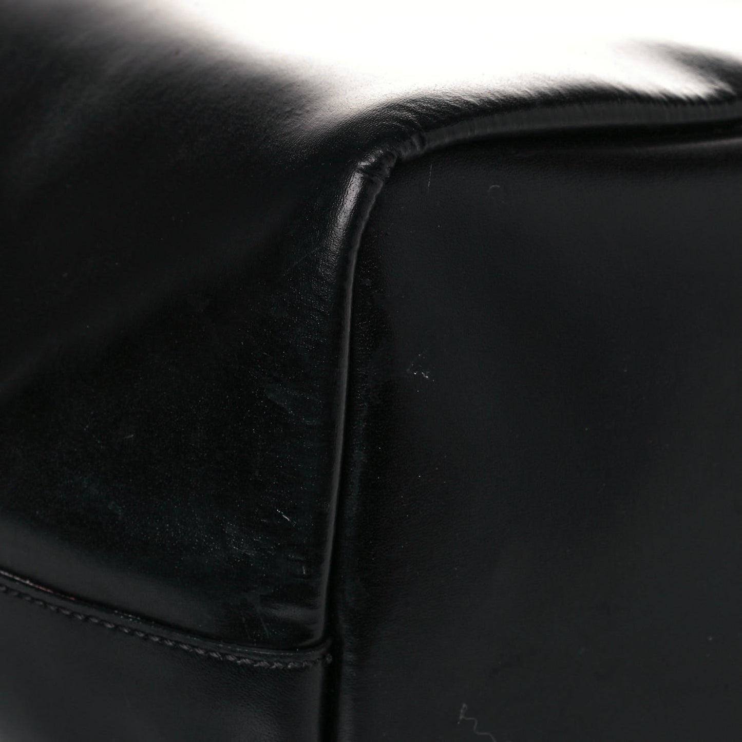 Calfskin Large Antigona Tote Black