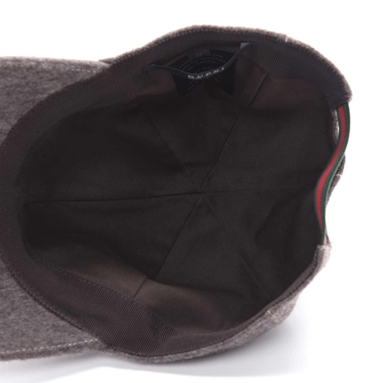 Gucci Wool Web Baseball Hat M Grey 5 of 7