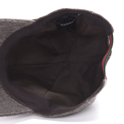 Gucci Wool Web Baseball Hat M Grey 5 of 7