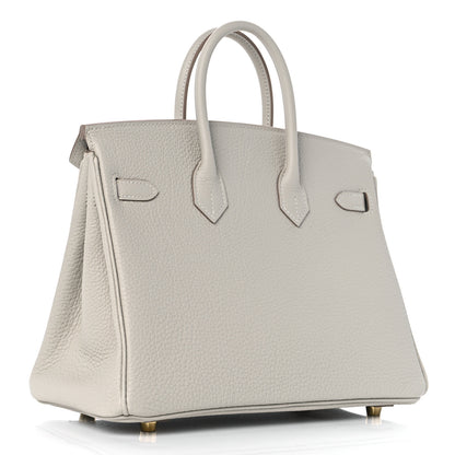 Hermes Togo Birkin 25 Gris Perle 3 of 10