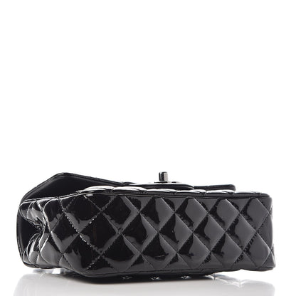 Chanel Patent Calfskin Quilted Mini Rectangular Flap Black 4 of 8