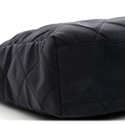 Prada Nylon Tessuto Impuntu Quilted Tote Baltico 8 of 10
