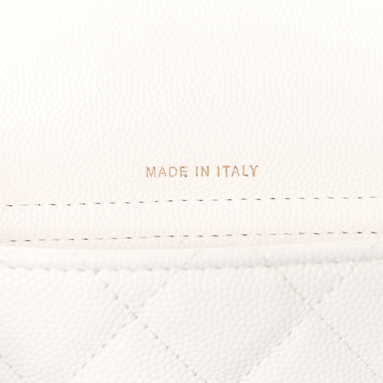 Chanel Caviar Quilted Flap Phone Holder With Chain White 8 of 13