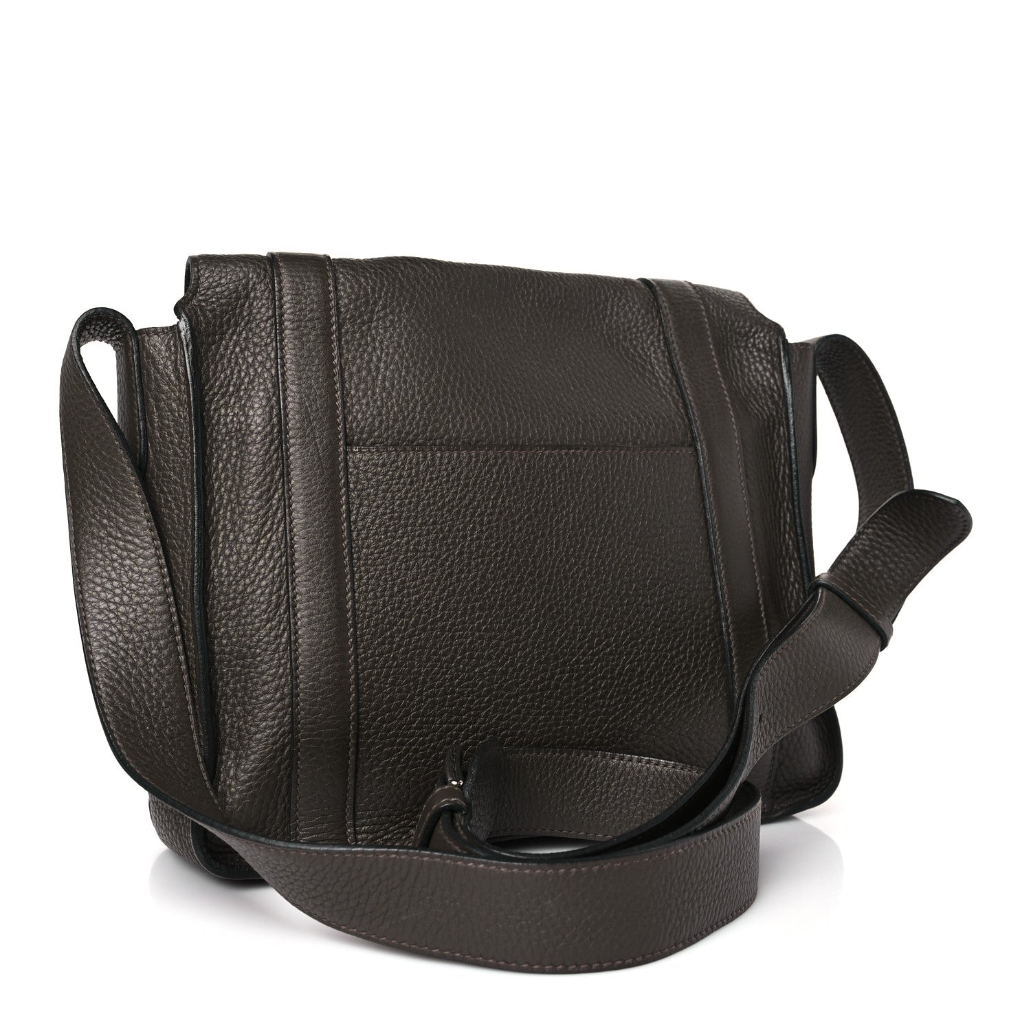 Hermes Taurillon Clemence Steve Caporal Messenger Taupe 4 of 10