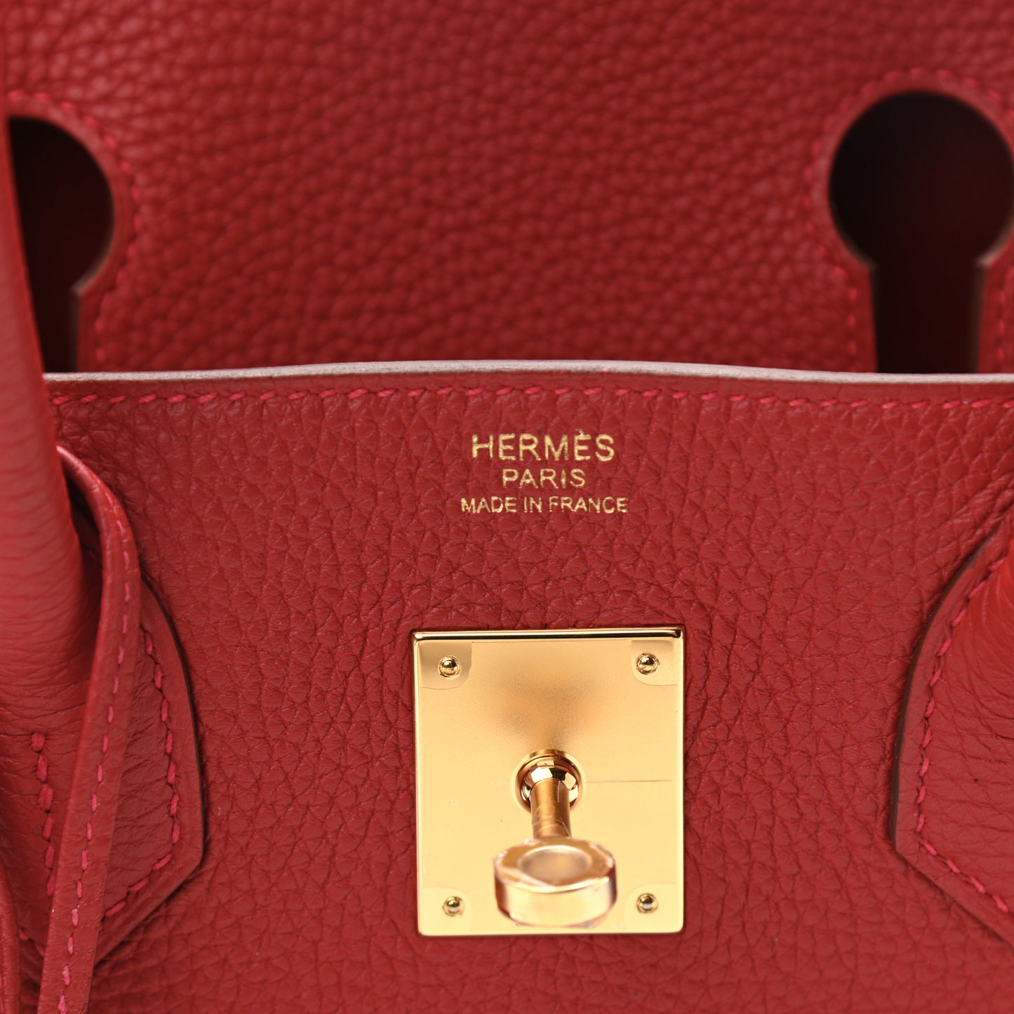 Togo Birkin 30 Rouge Casaque