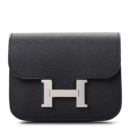 Hermes Epsom Constance Slim Wallet Black 2 of 8