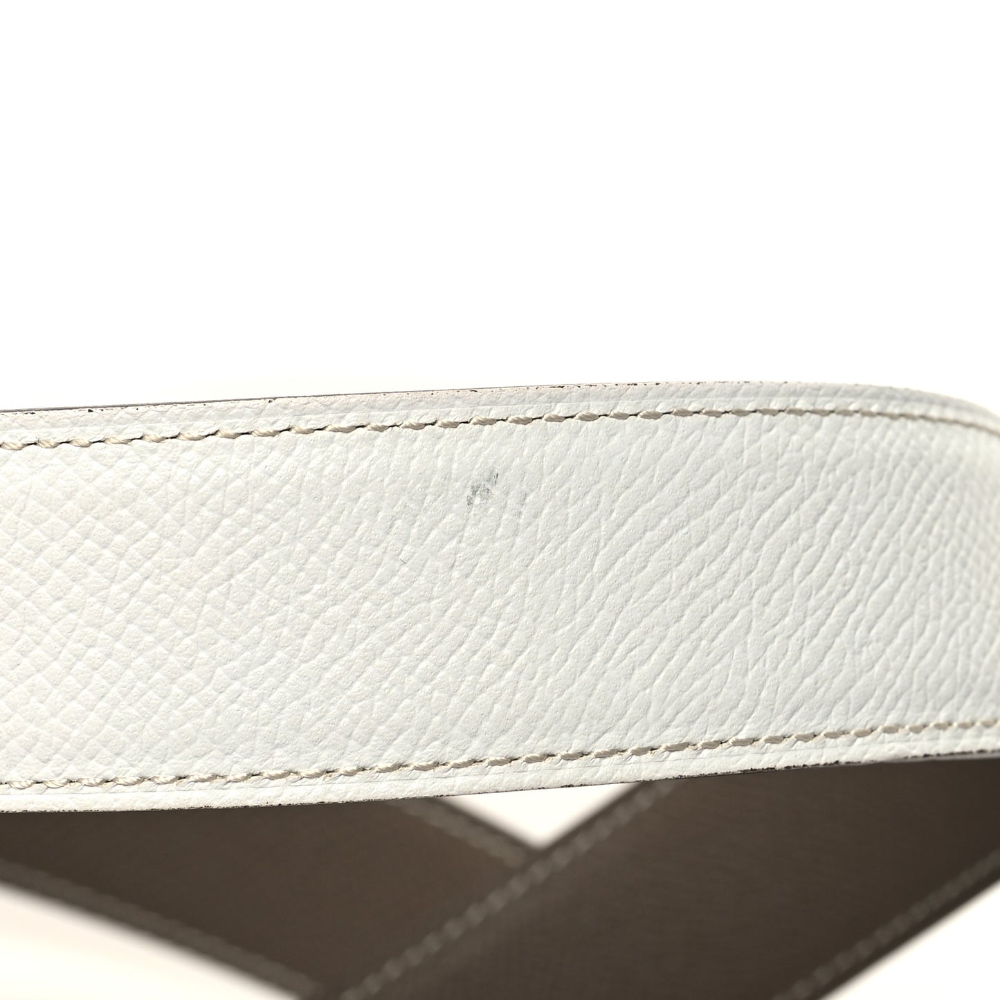 Swift Epsom 32mm H Belt 85 34 White Etoupe