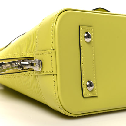 Louis Vuitton Epi Jacquard Alma BB Yellow Citron 8 of 9