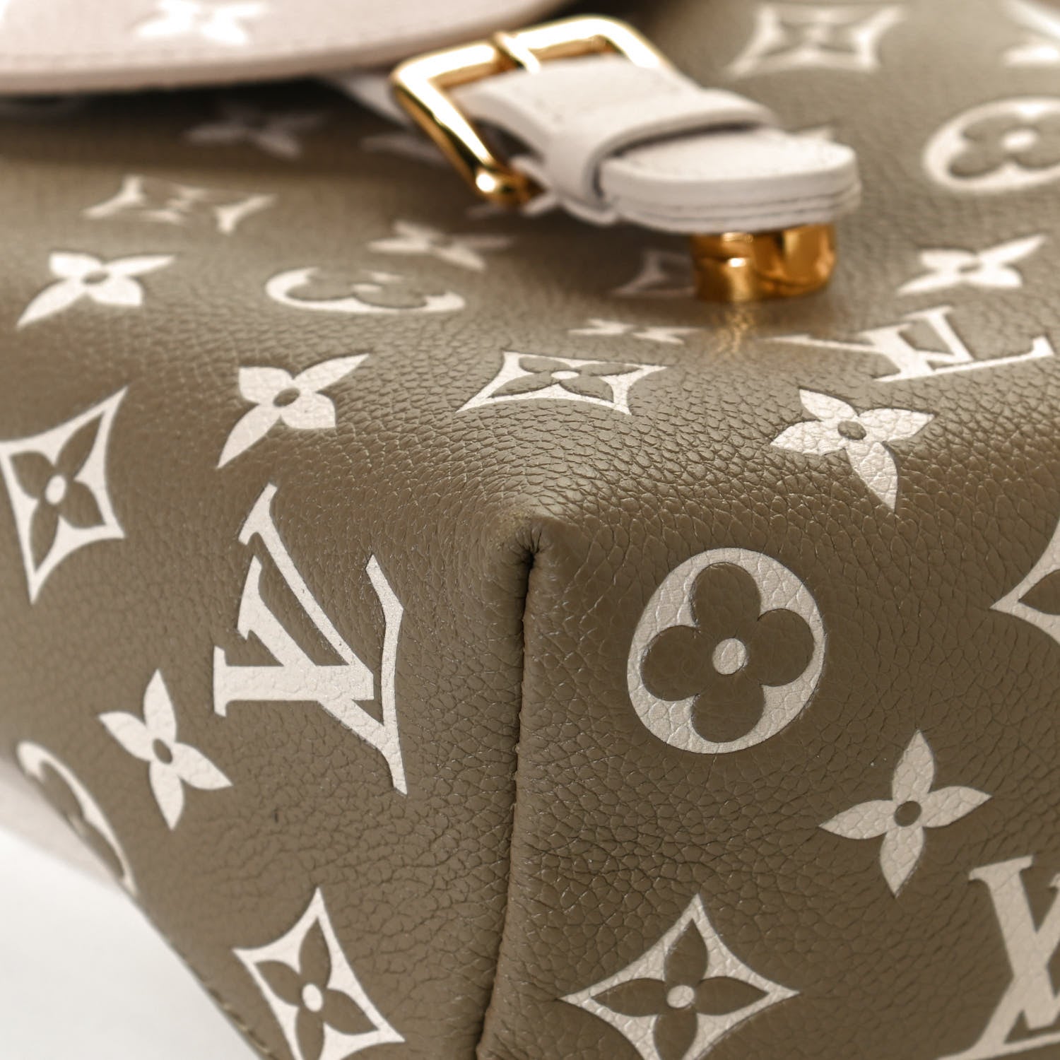 Louis Vuitton Empreinte Monogram Spring In The City Tiny Backpack Kaki Beige Cream 10 of 11