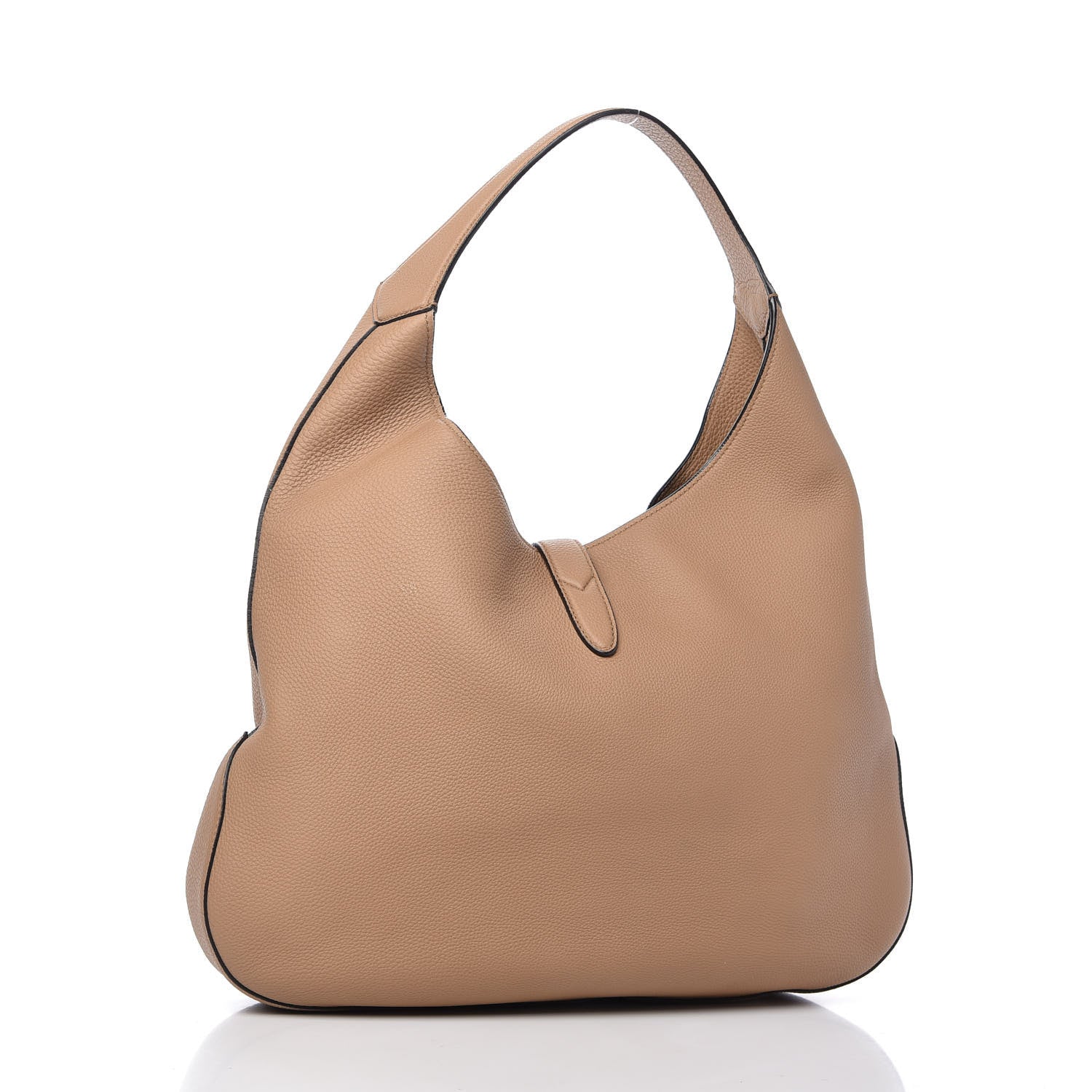 Gucci Soft Grained Calfskin Large Jackie Hobo Classic Camel 3 of 9