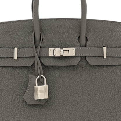 Hermes Togo Birkin 25 Gris Meyer 8 of 11