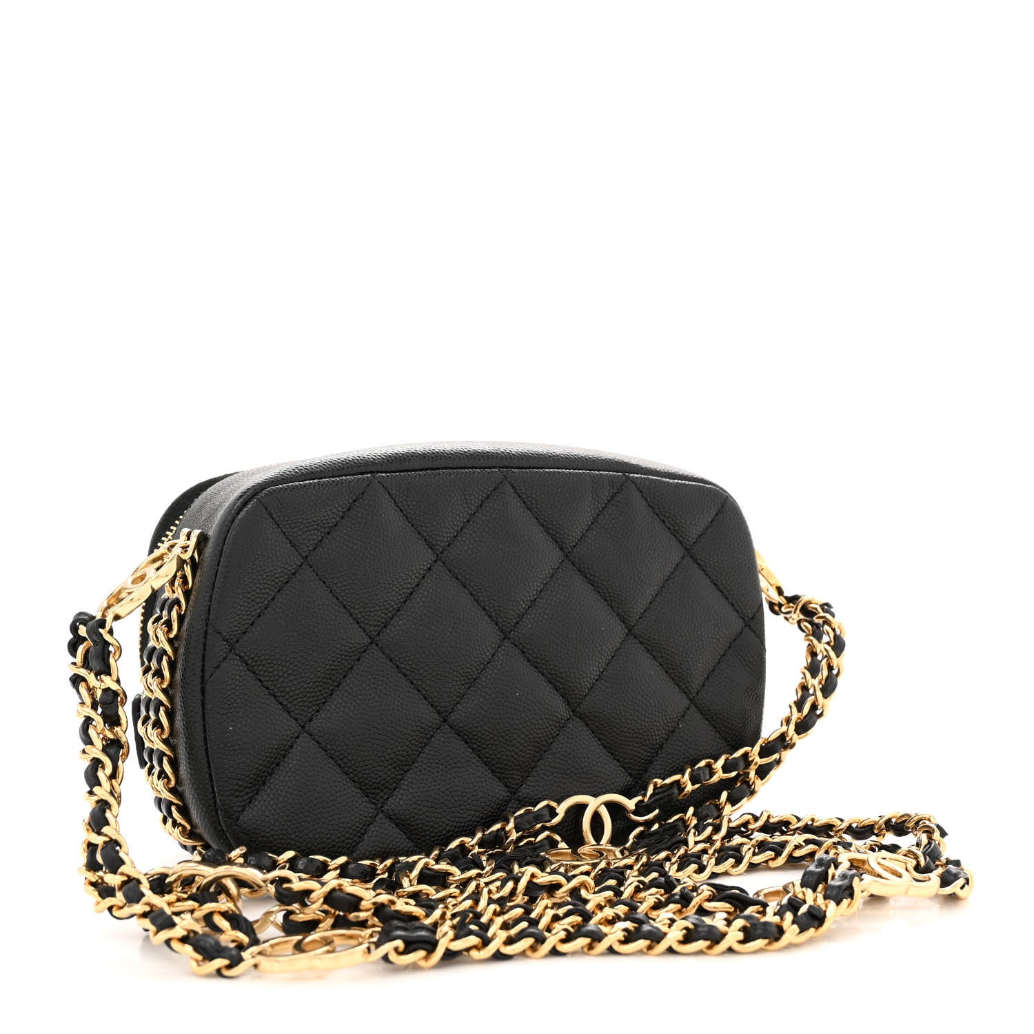 Chanel Caviar Quilted Mini CC You Camera Case Black 3 of 11