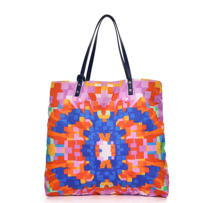 Chanel Nylon Printed CC Tote Multicolor 1 of 7