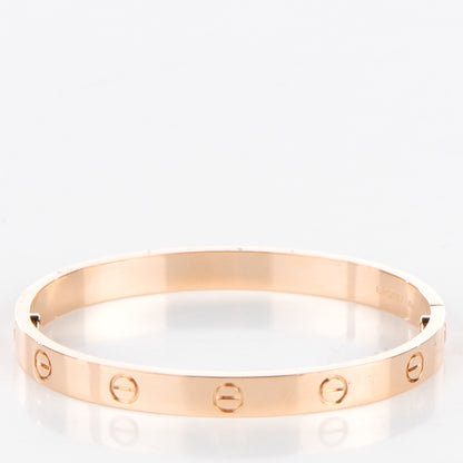 Cartier 18K Pink Gold LOVE Bracelet 17 3 of 7
