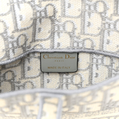 Christian Dior Oblique Slim Saddle Pouch Grey 6 of 11