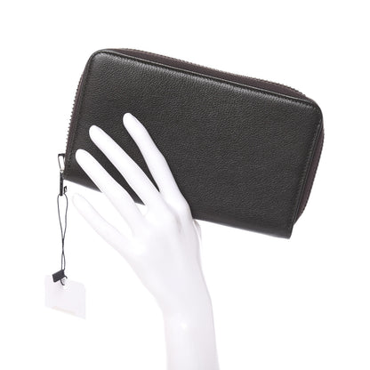 Tom Ford Calfskin Zip Around Wallet Dark Brown 2 of 6