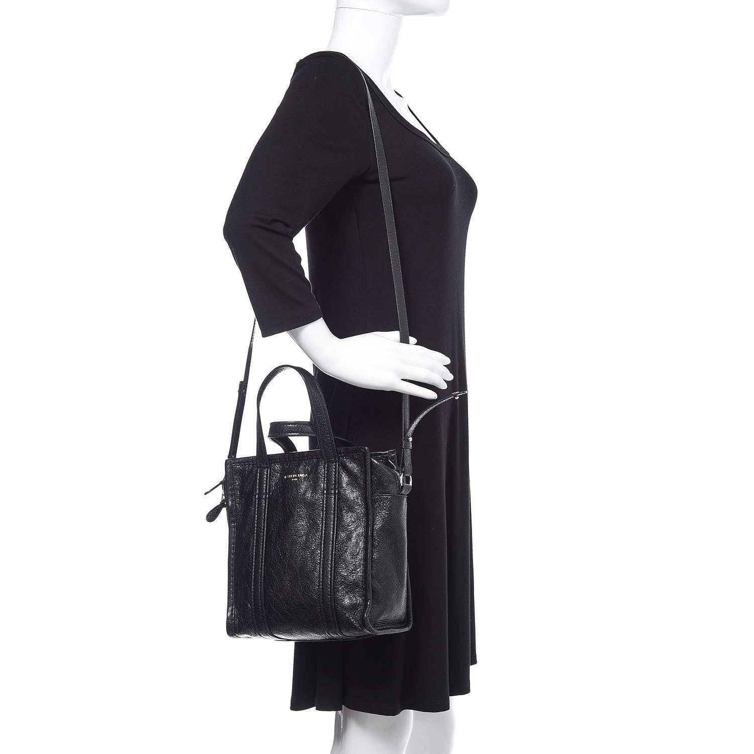 Balenciaga Agneau XS Bazar Shopper Tote Black 2 of 11