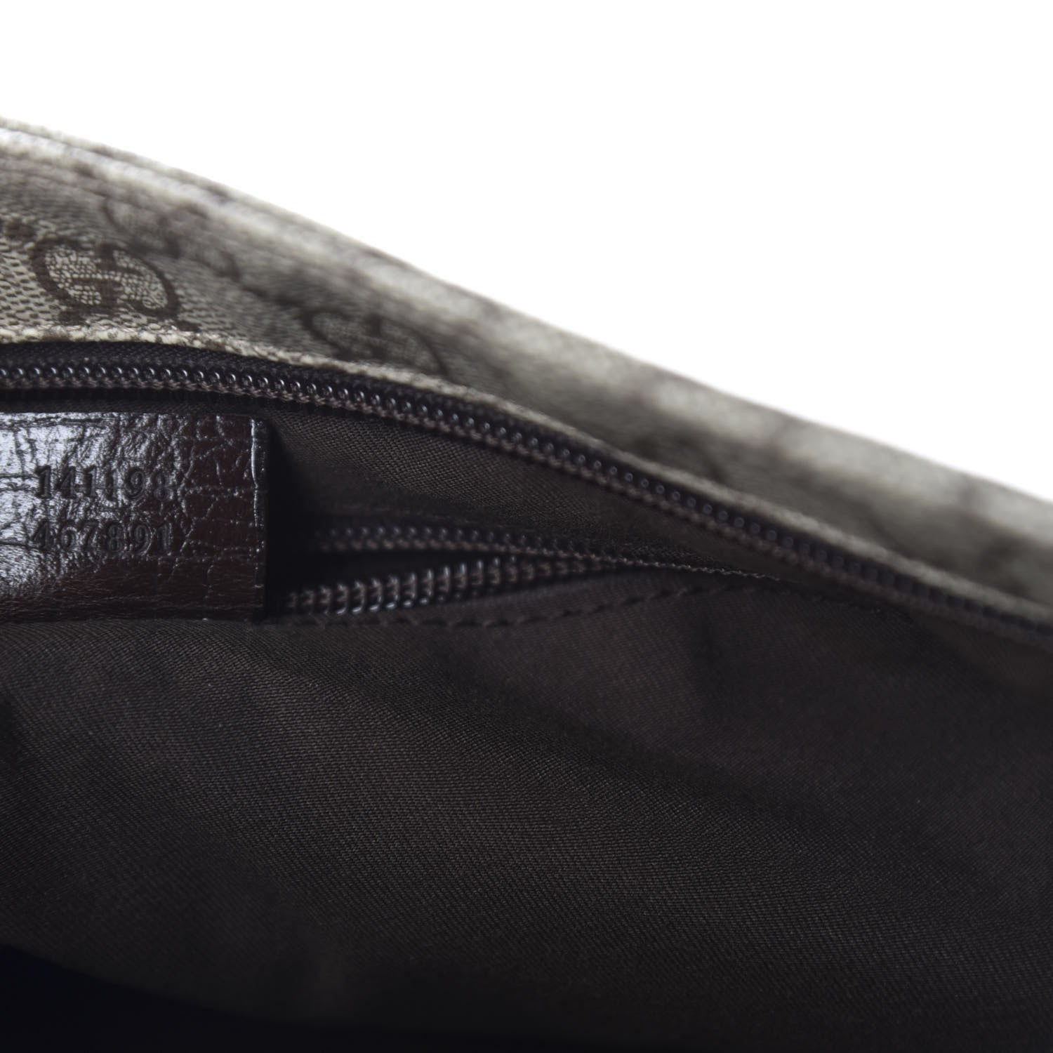 Gucci GG Plus Monogram Medium Flat Messenger Bag Dark Brown 11 of 13