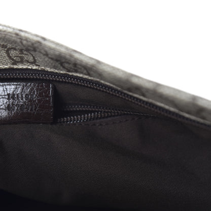 Gucci GG Plus Monogram Medium Flat Messenger Bag Dark Brown 11 of 13