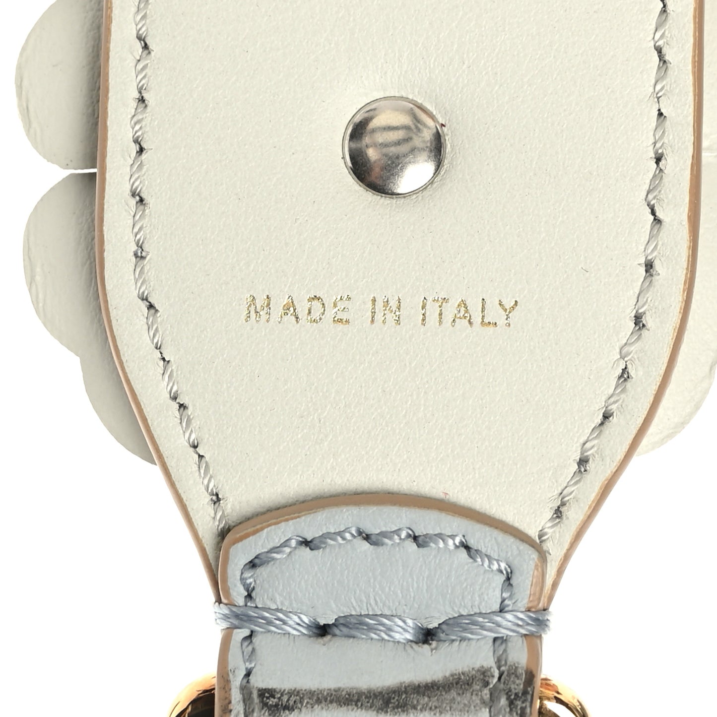 Calfskin Flowerland Studded Strap You Dove