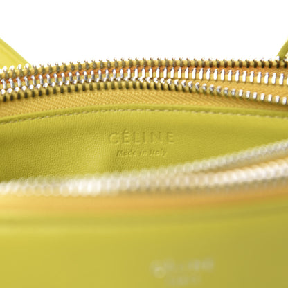 Celine Lambskin Small Trio Crossbody Bag Fluo Yellow 9 of 13