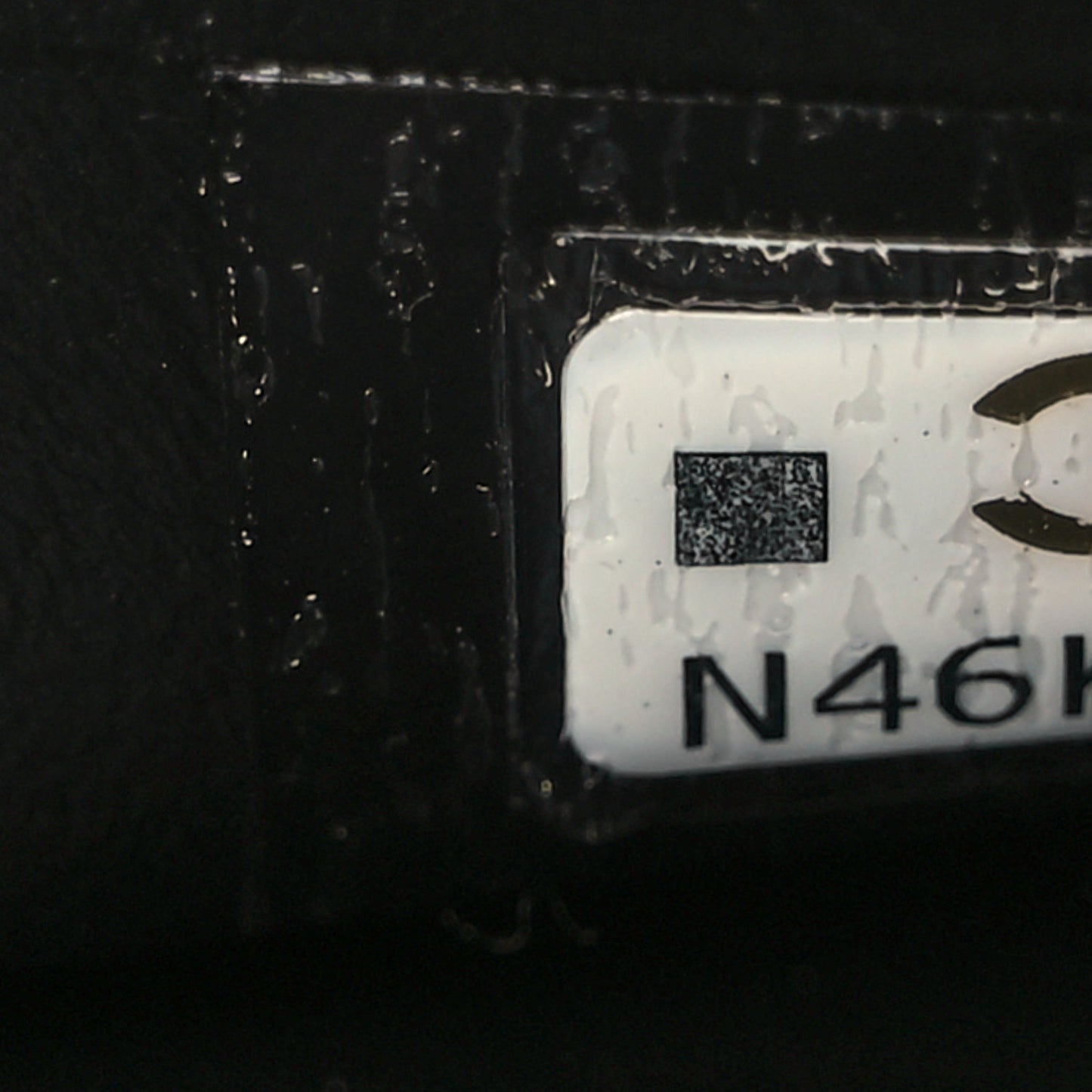 Patent Calfskin Boy Minaudiere Black