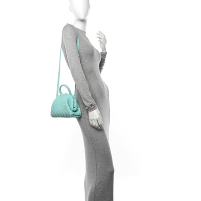 Bottega Veneta Nappa Intreccio Mini Padded Handle Bag Celadon 2 of 11