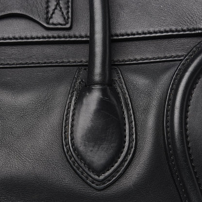 Celine Smooth Calfskin Mini Luggage Black 17 of 20