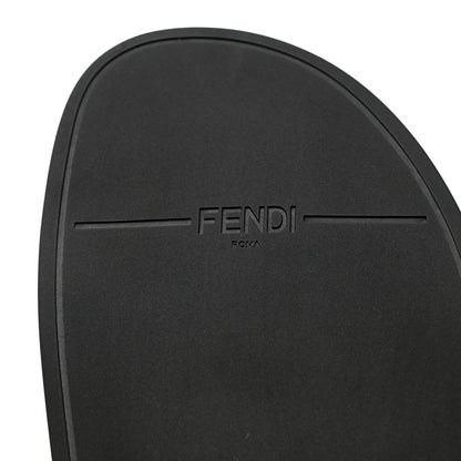 Fendi Fabric Jacquard FF Braided Fendi Feel 25mm Sandals 40 Sughero Black Tabacco 7 of 8