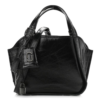 Marc Jacobs Calfskin Crocodile Embossed The Director Tote Black 1 of 10