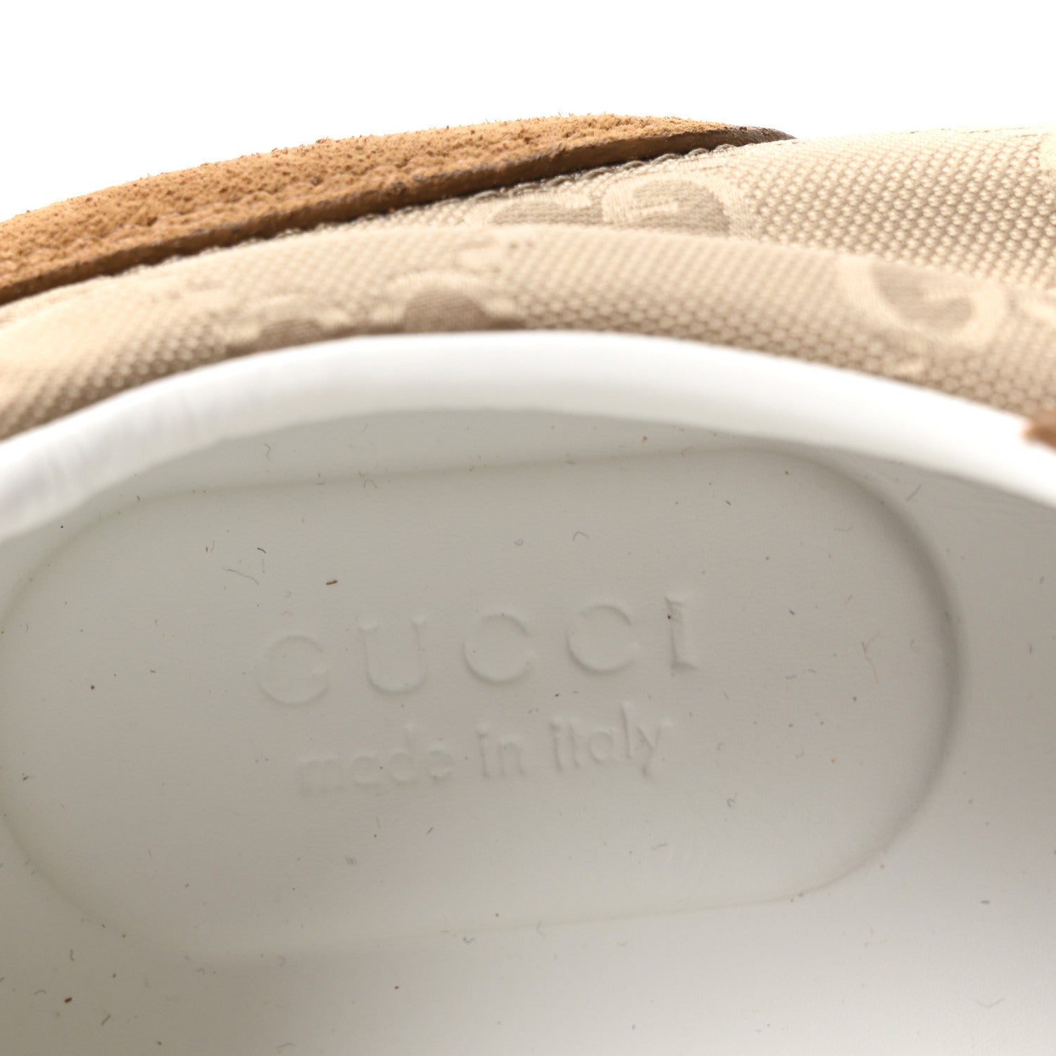 Gucci GG Suede Monogram Web Re-Motion Sneakers 41 Camel 8 of 10
