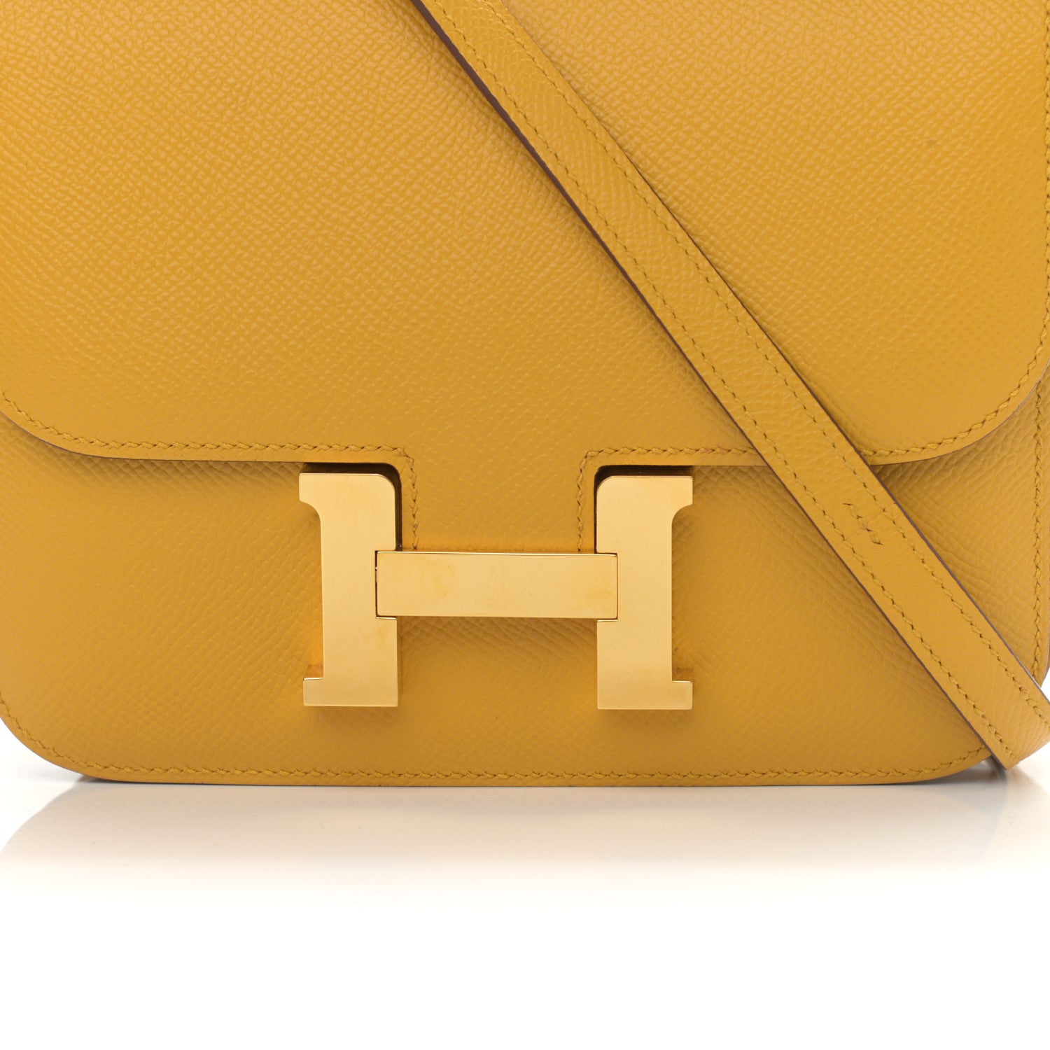 Hermes Epsom Constance 18 Jaune Ambre 8 of 14