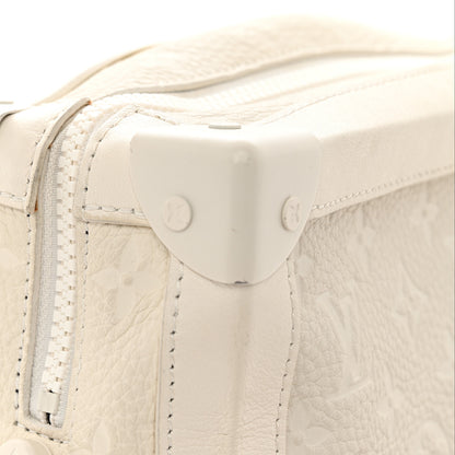 Louis Vuitton Taurillon Monogram Solar Ray Soft Trunk Powder White Powder White 10 of 11