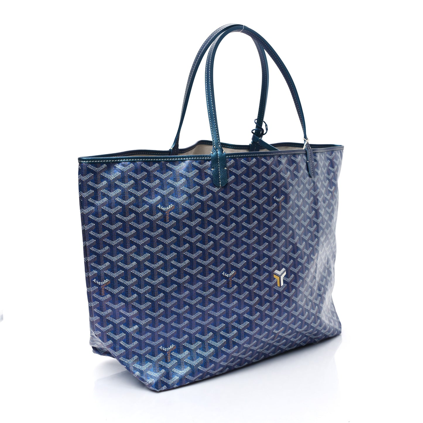 Iridescent Goyardine Saint Louis PM Pearly Blue