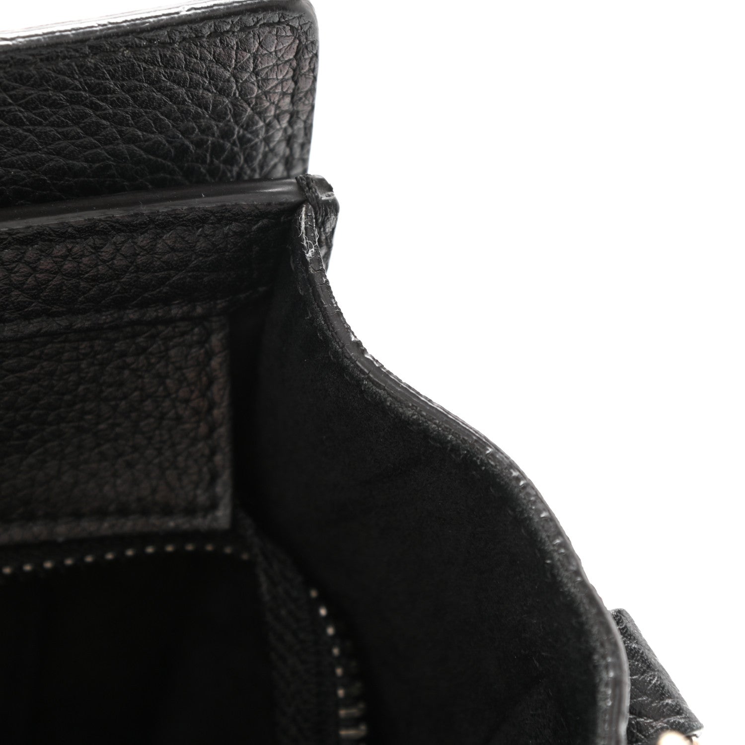 Celine Drummed Calfskin Nano Luggage Black 8 of 18