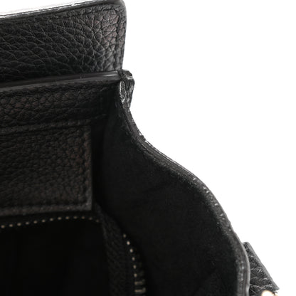 Celine Drummed Calfskin Nano Luggage Black 8 of 18