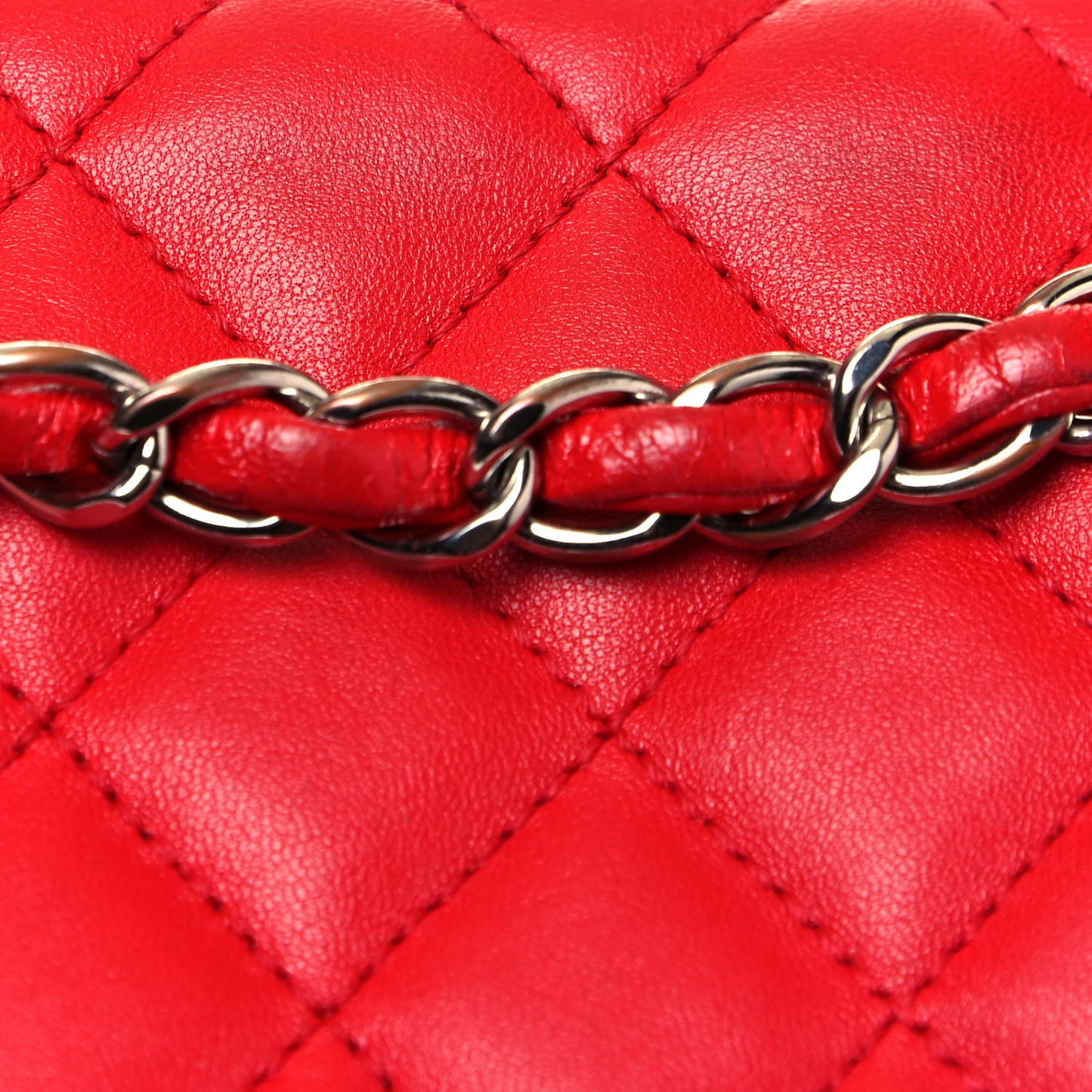 Lambskin Quilted Small Urban Spirit Backpack Red