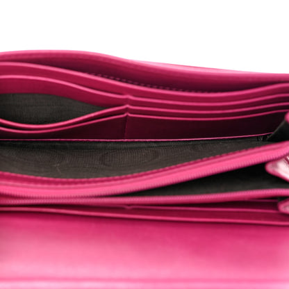 Gucci Monogram Dice Continental Flap Wallet Pink 5 of 7