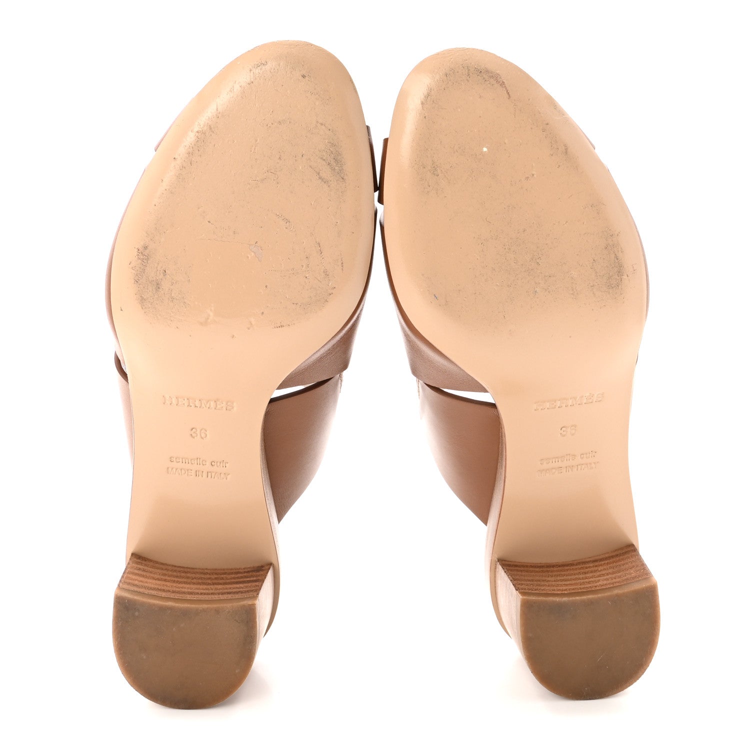 Hermes Calfskin Right Mules 36 Palissandre 1907046 – FASHIONPHILE