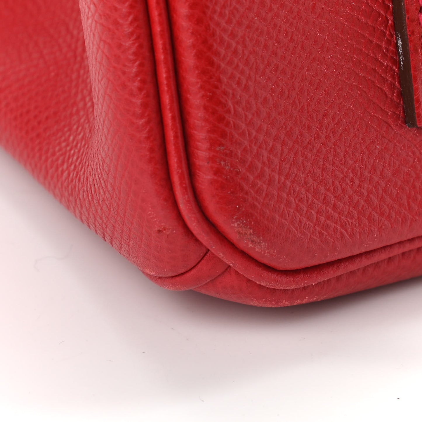 Epsom Birkin 35 Rouge Casaque