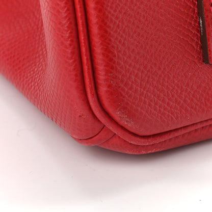 Hermes Epsom Birkin 35 Rouge Casaque 18 of 20