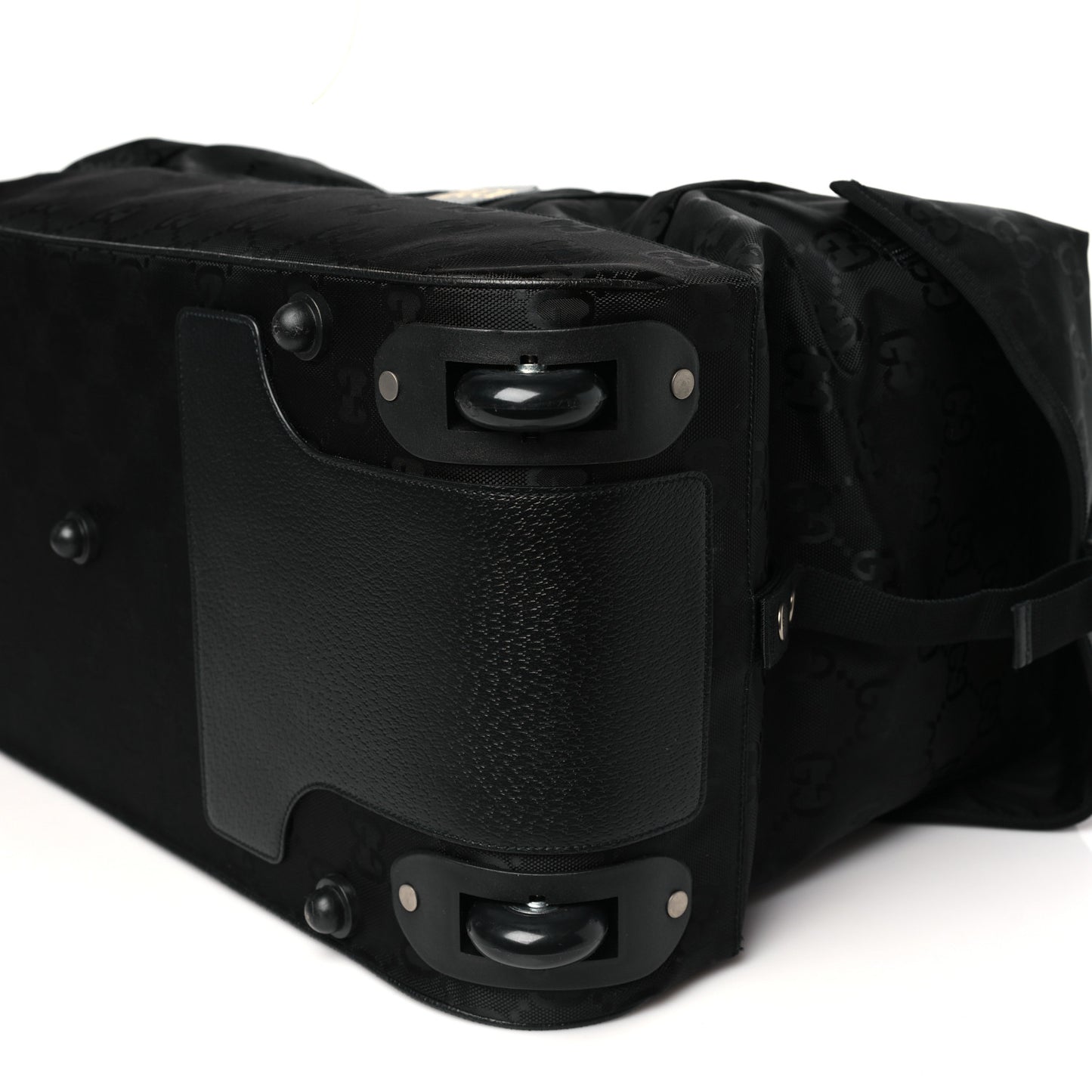 Econyl Nylon Monogram Off The Grid Rolling Duffle Bag Black