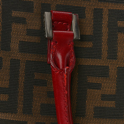 Fendi Zucca Tote Tobacco Red 12 of 13